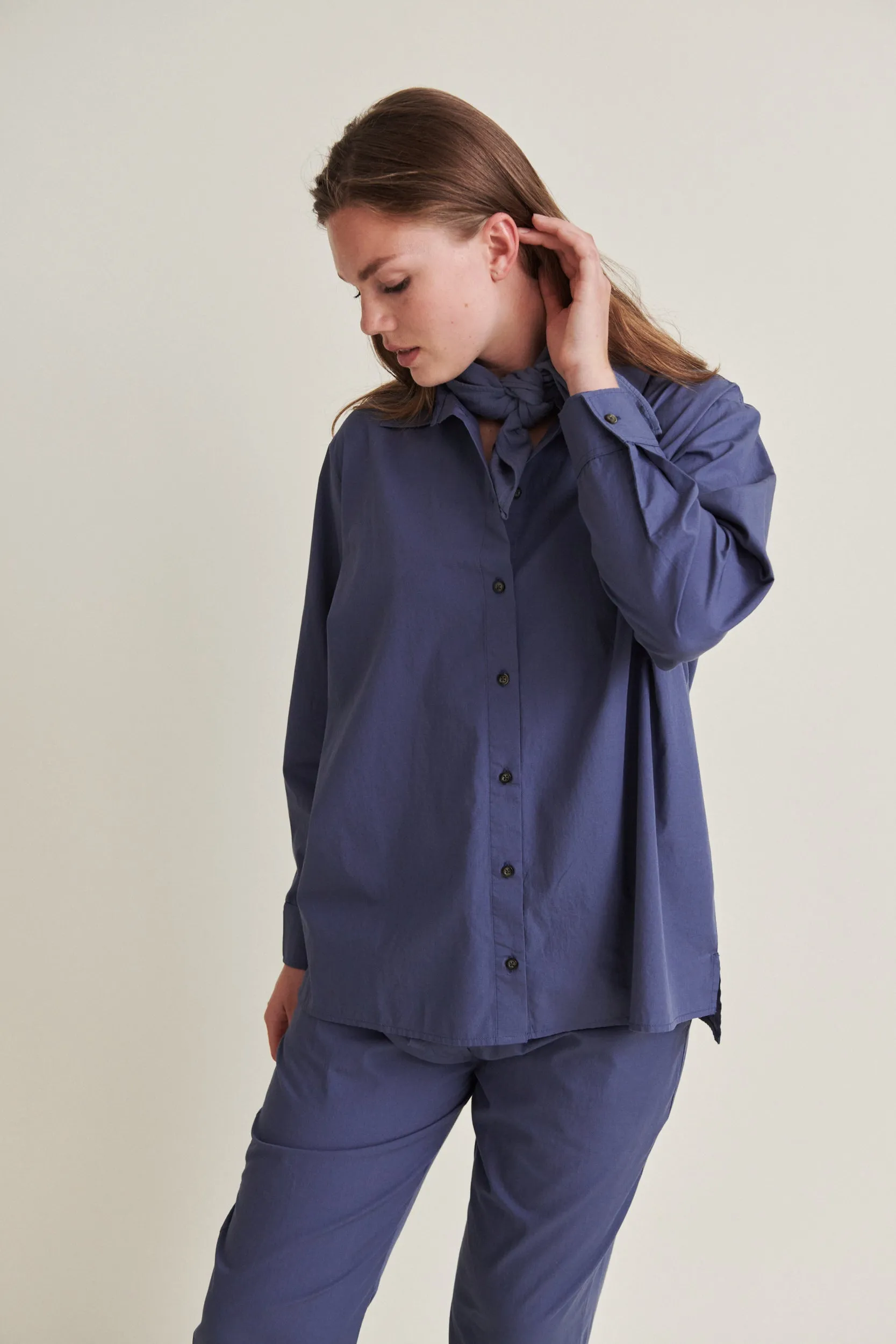 Vilde Loose Shirt - Vintage Indigo