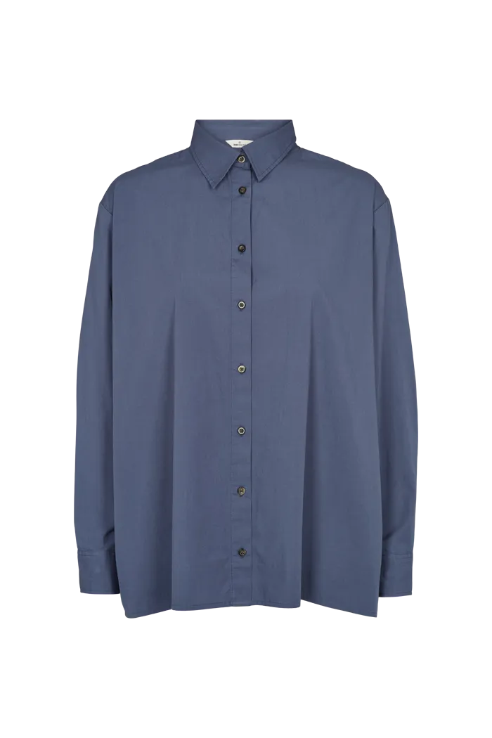 Vilde Loose Shirt - Vintage Indigo