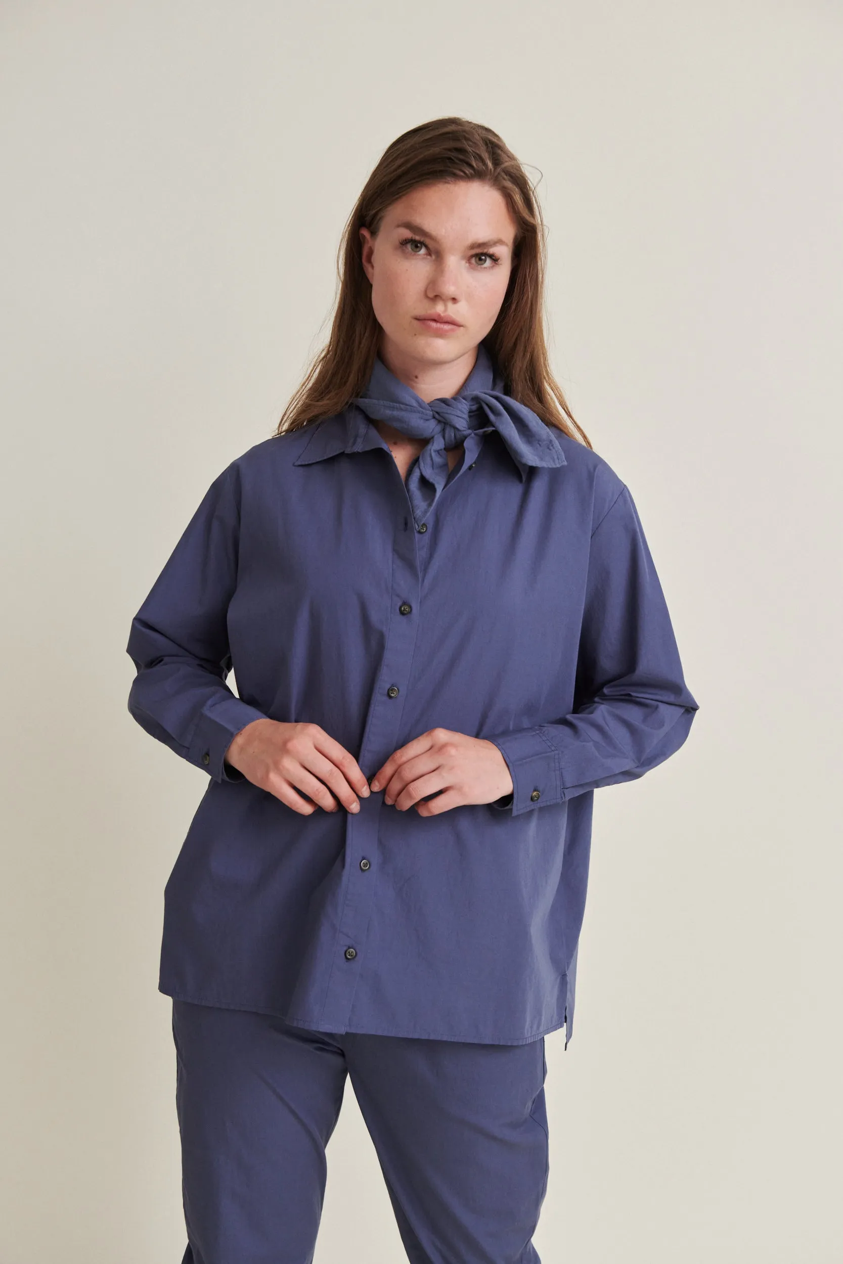 Vilde Loose Shirt - Vintage Indigo