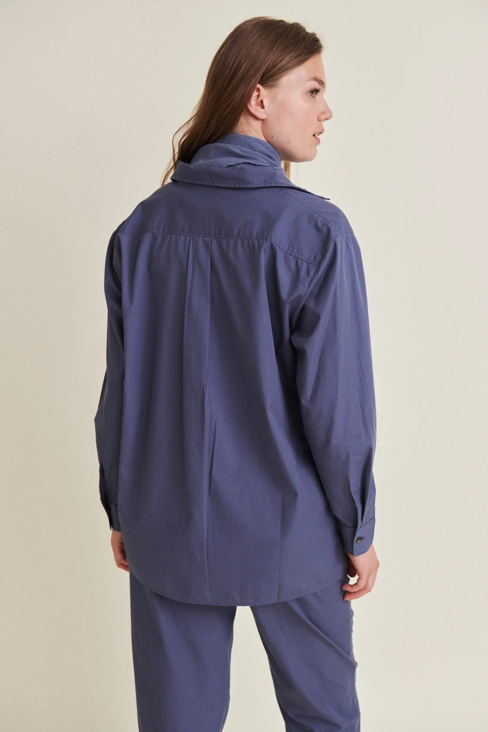 Vilde Loose Shirt - Vintage Indigo