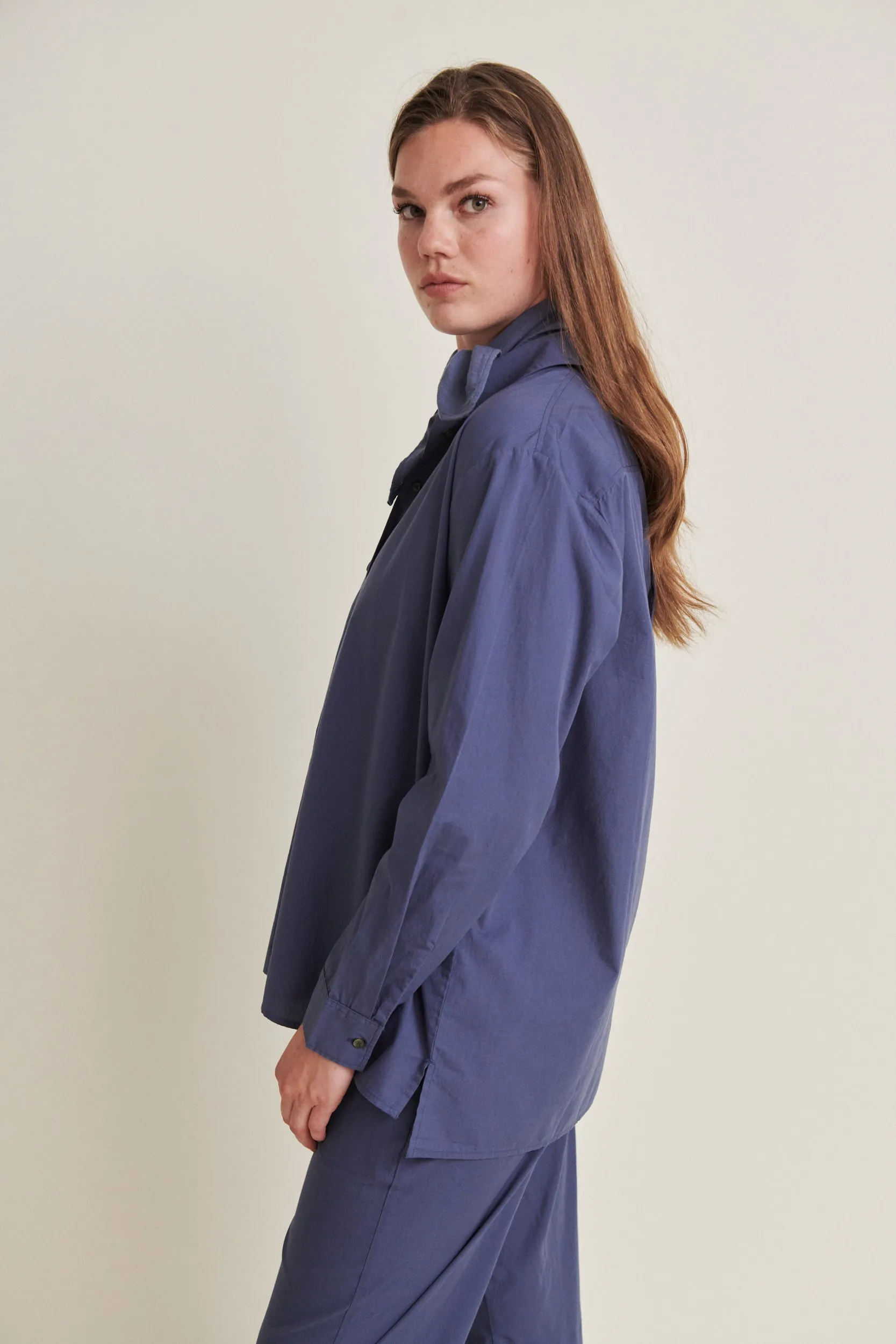 Vilde Loose Shirt - Vintage Indigo