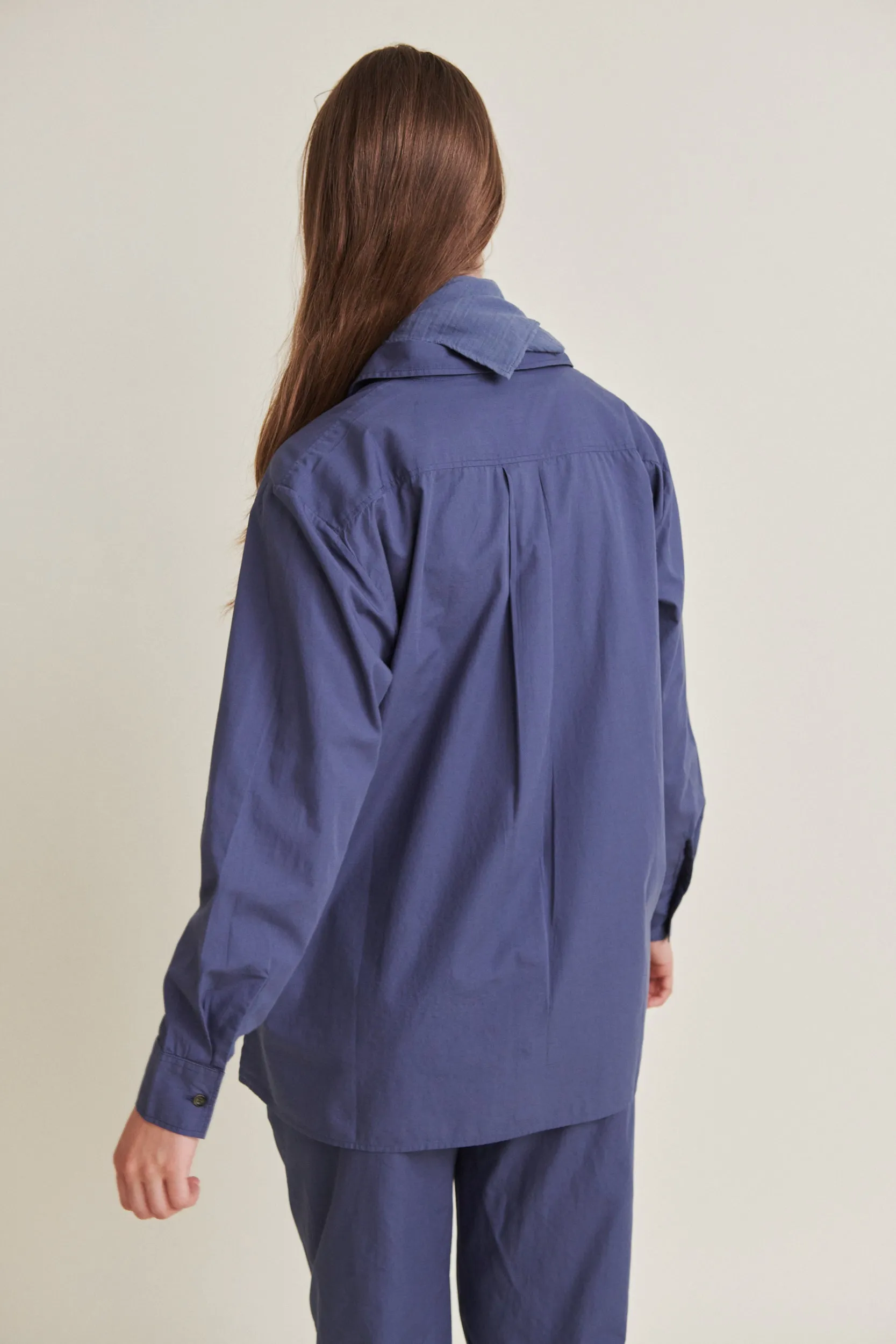 Vilde Loose Shirt - Vintage Indigo