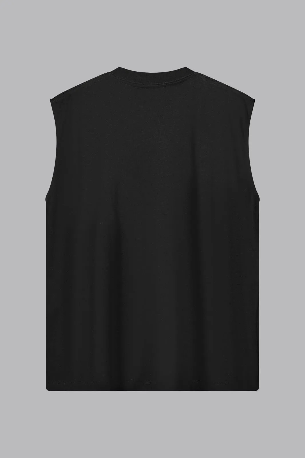 V_LYFE220 SLEEVELESS T-SHIRT - Black