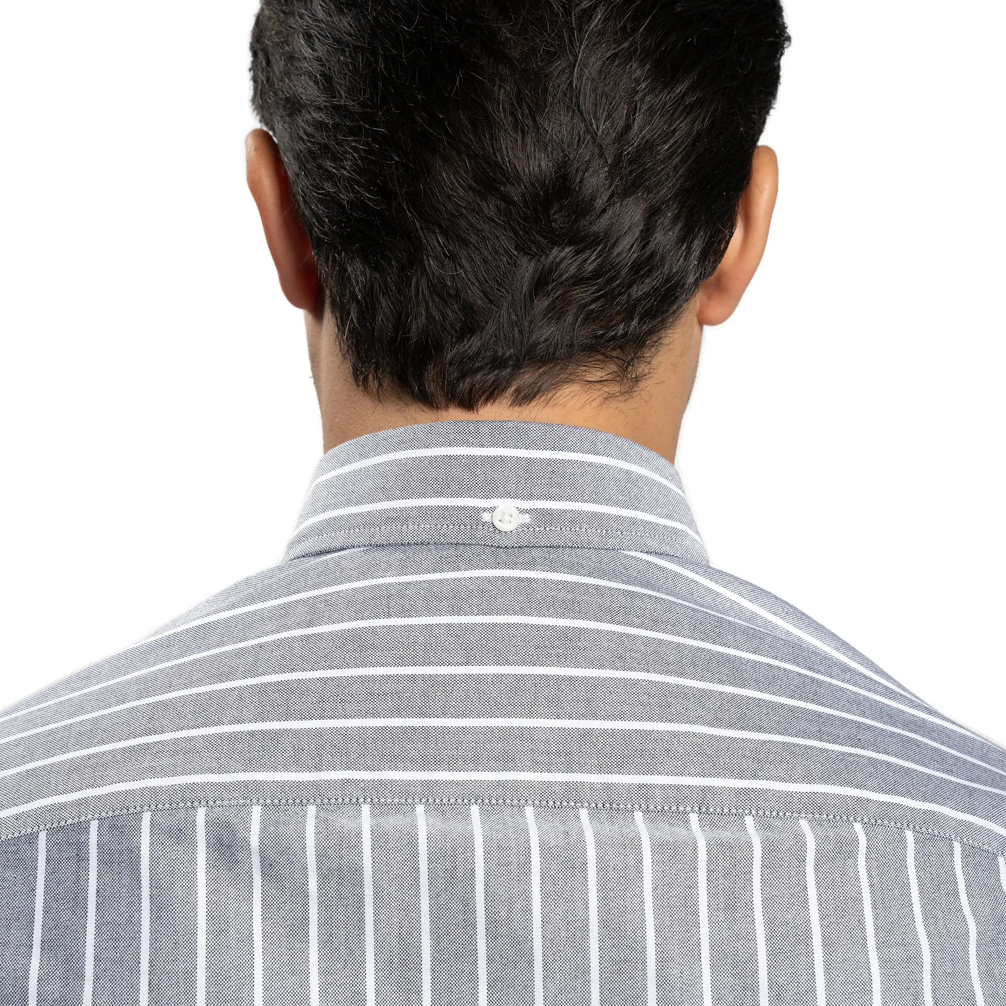 Weekend Oxford Standard Fit - Grey Stripe