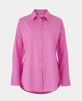 Women's Pink Oversized Shirt