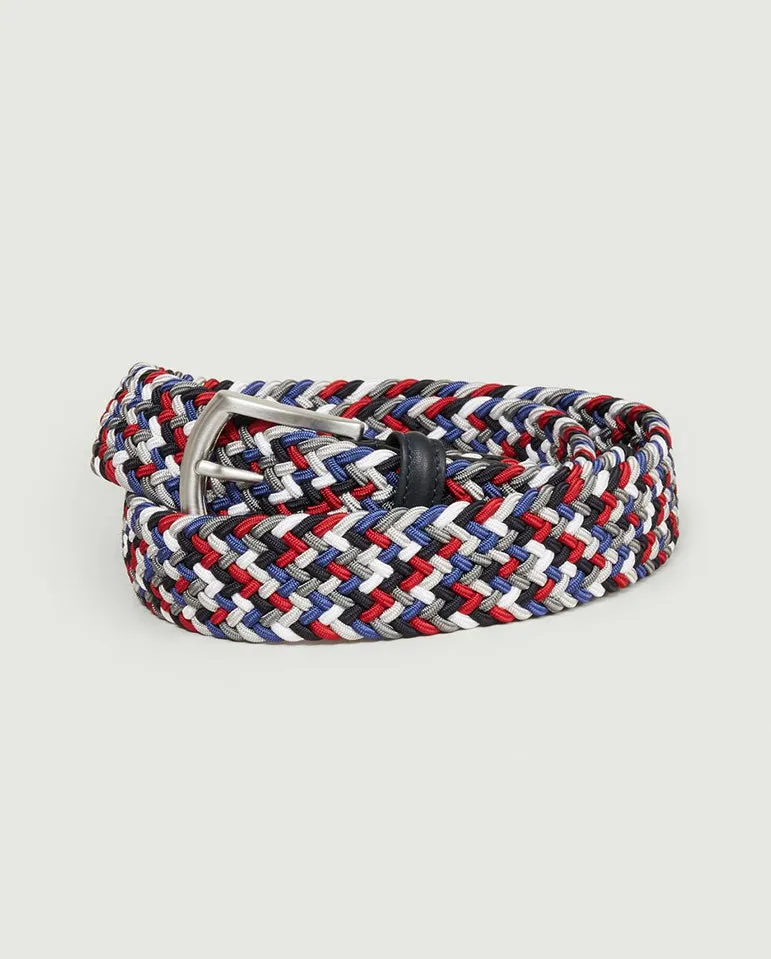 Woven Belt Red/White/Blue